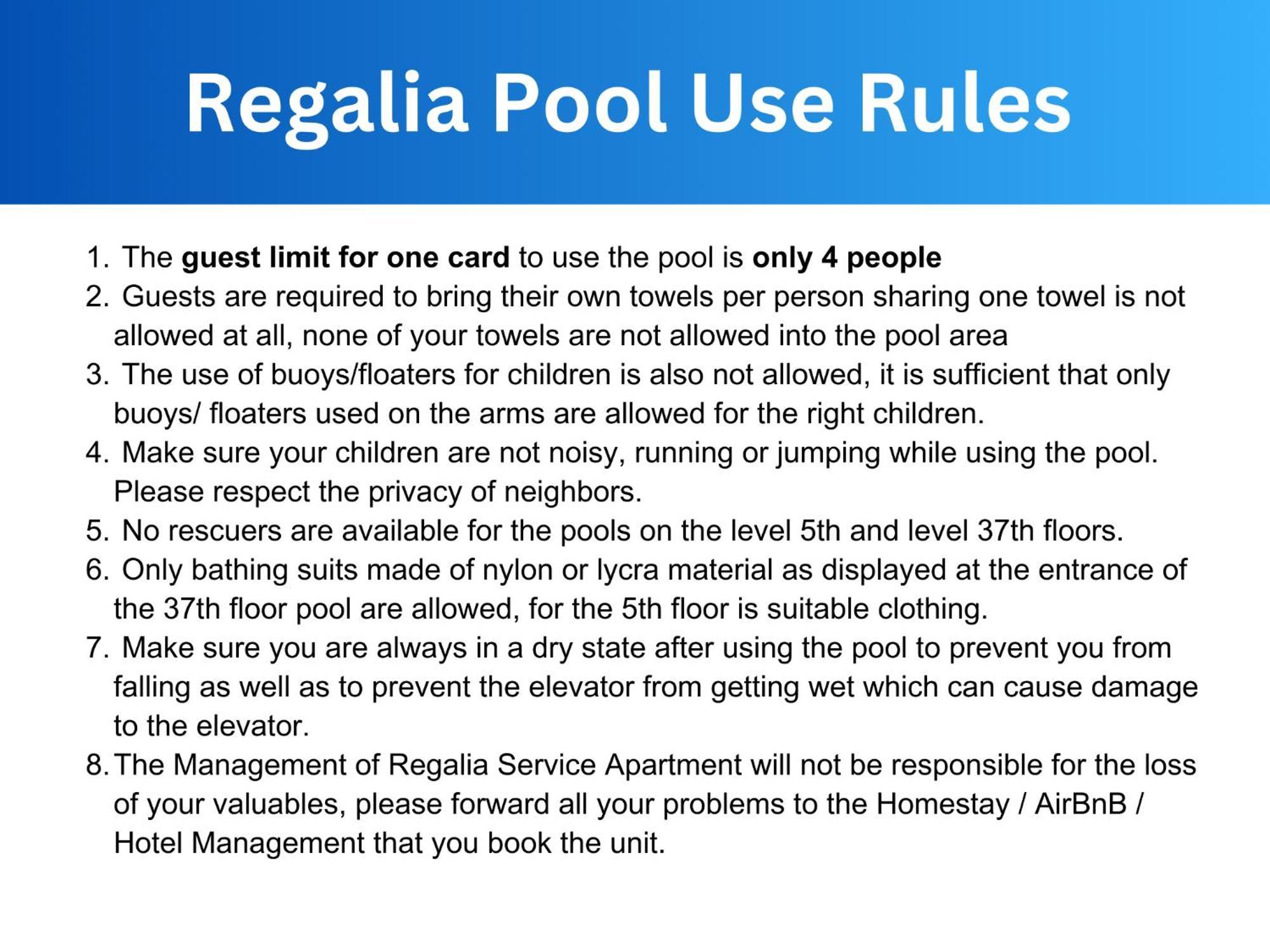 Regalia Residence The Sky Pool Suite Kuala Lumpur Extérieur photo